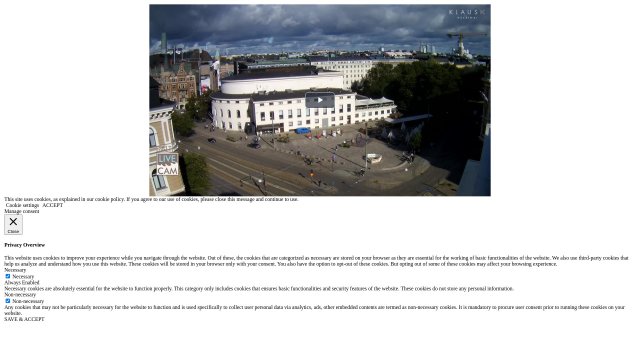 Erottaja Square Helsinki Bustle