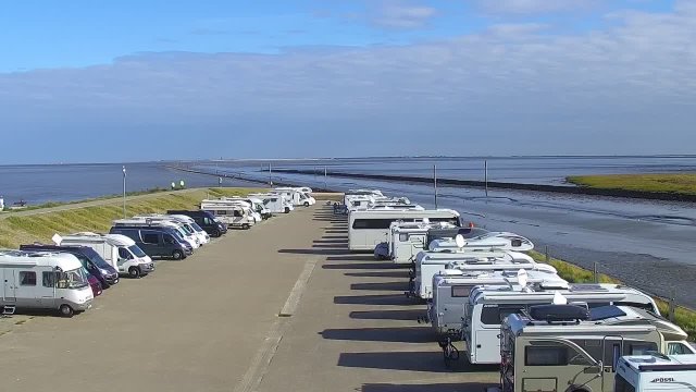 Harlesiel Coastal Campsite Scene