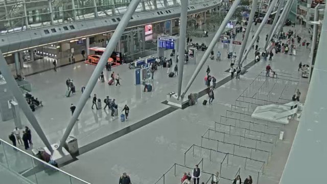Düsseldorf Airport Runway Action