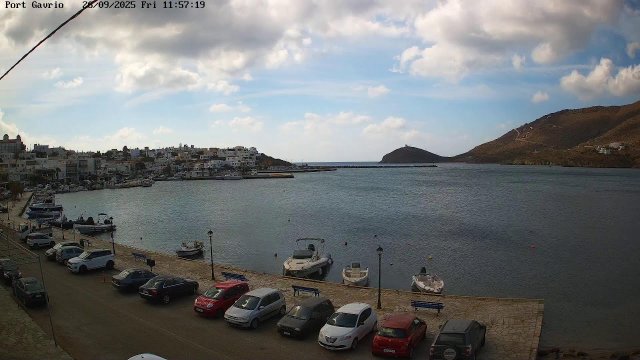 Gavrio Harbor on Andros Island