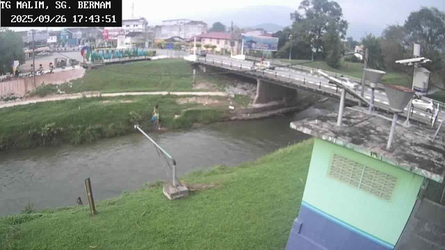 Bernam River Flow in Tanjung Malim