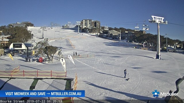 Bourke Street Ski Run Action