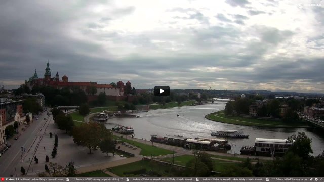 Wawel Castle Riverside in Krakow