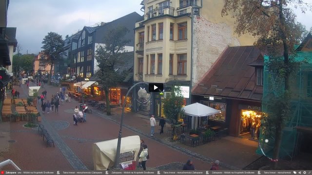 Bustling Krupowki Street Zakopane