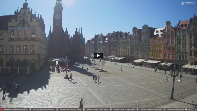 Wroclaw Market Square Historic View