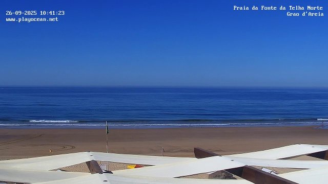 Fonte da Telha Beach Coastline
