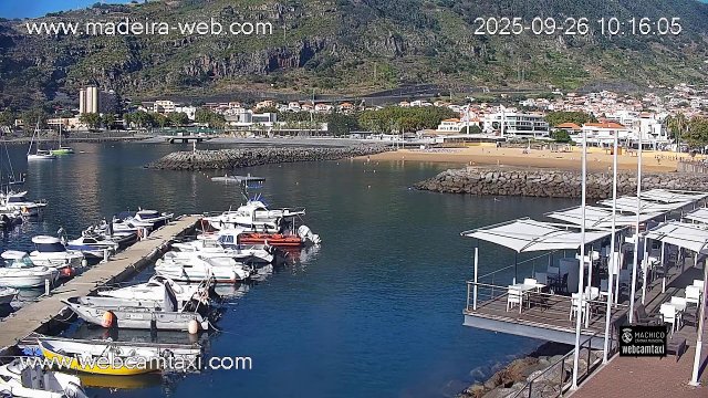 Machico Harbor Town Panorama