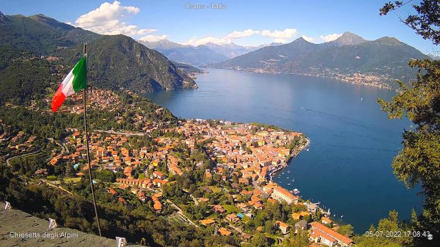 Menaggio Alpine Chapel Panorama
