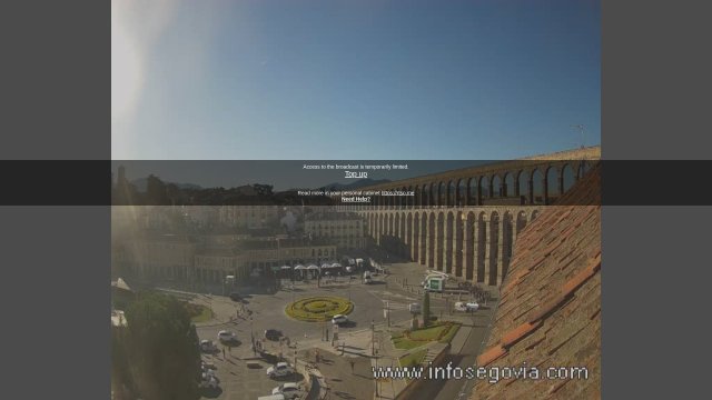 Segovia Roman Aqueduct Panorama