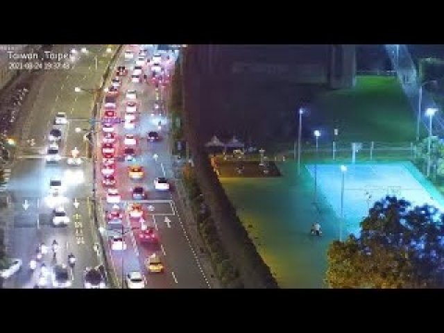 Taipei Xinyi Bridge Night Vista