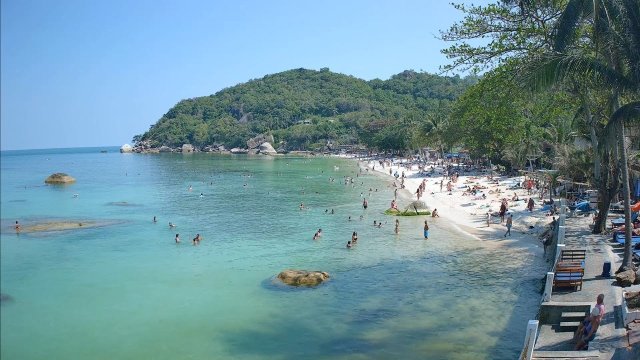 Crystal Bay Beach Koh Samui Panorama