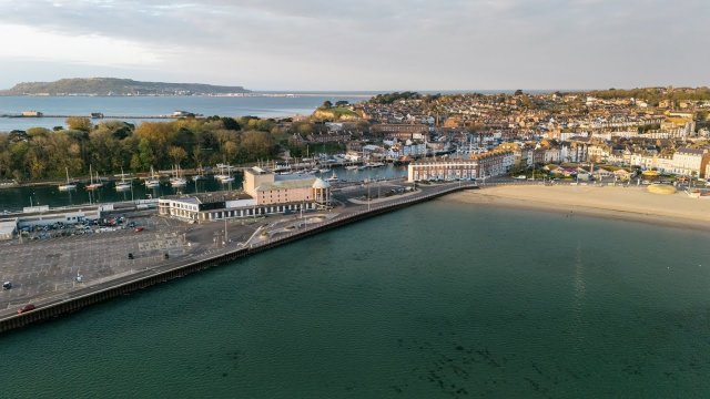 Weymouth Beach Pavilion Panorama