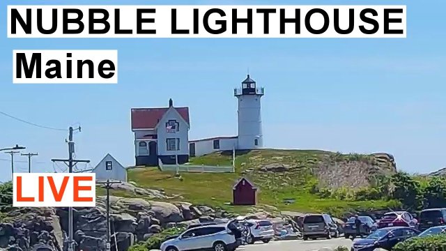 Nubble Lighthouse Rocky Shore