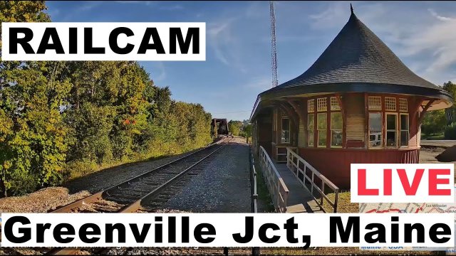 Greenville Junction Railway Yard Maine