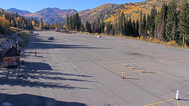 Moonbeam Parking Lot Utah Scene