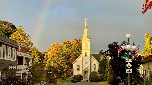 Harbor Springs Downtown Steeple