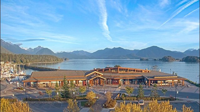 Sitka Harbor Waterfront Panorama