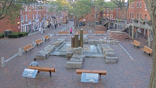 Newburyport Inn Street Fountain