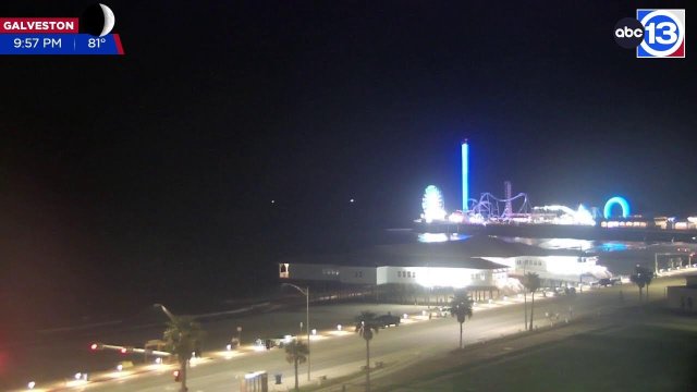 Galveston Island Seawall Beach