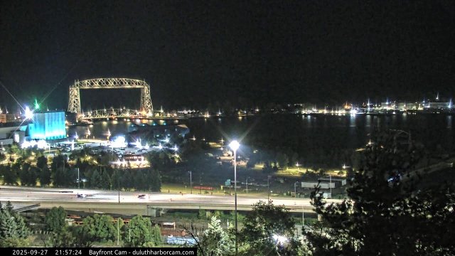 Duluth Harbor Waterfront Scene