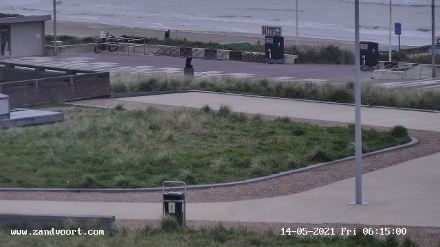 Zandvoort Beach North Sea Horizon