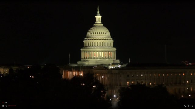 Iconic US Capitol Dome View
