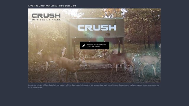 Crush Deer Habitat in Iowa