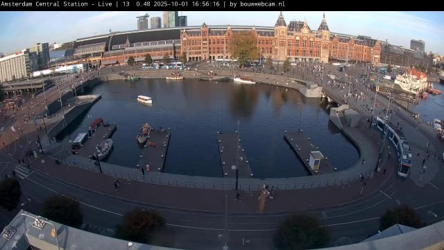 Amsterdam Central Station Bustle