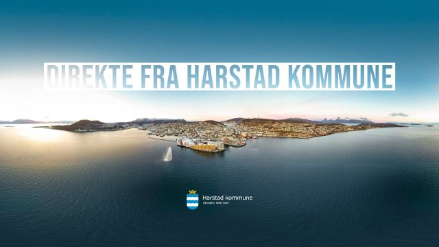 Harstad Harbor Waterfront Panorama
