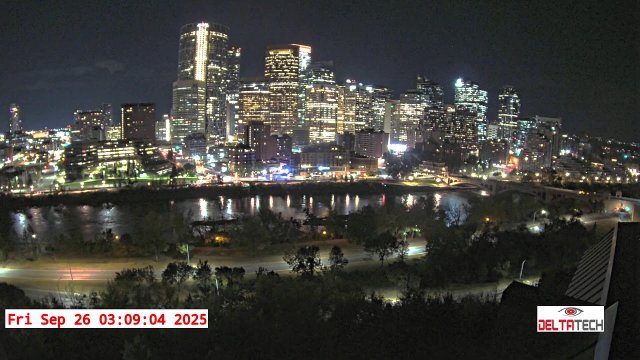 Calgary Downtown Vista from McHugh Bluff